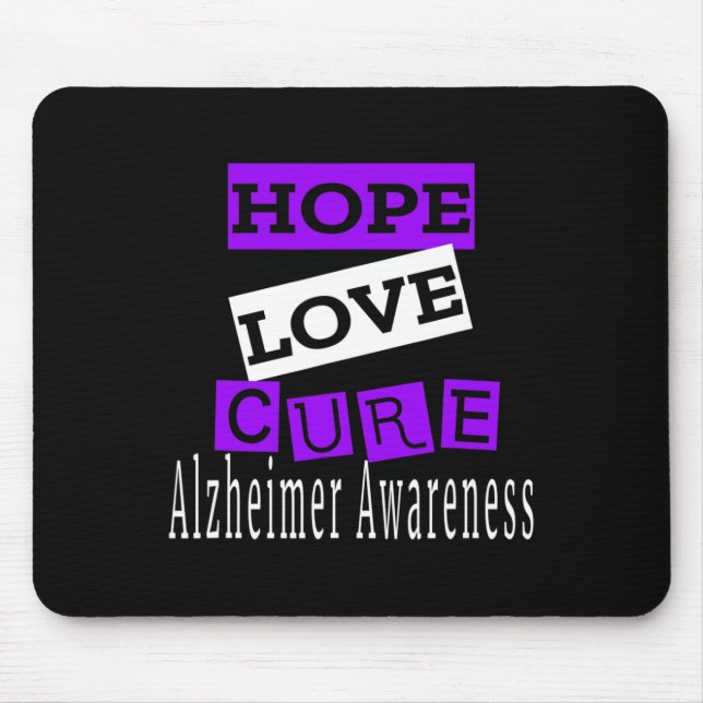 Awareness Hope Love Cure  Mouse Pad (Front)
