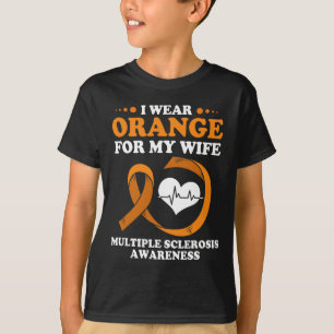Awareness Husband I Wear Orange For My Wife T-Shirt