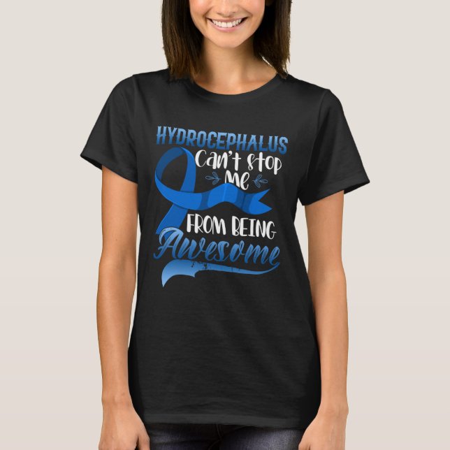 Awareness Hydrocephalus Warrior Gift  T-Shirt (Front)