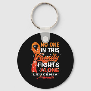 Awareness I Nobody In This Family Fights Alone I L Key Ring