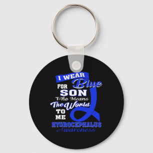 Awareness - I Wear Blue For Son  Key Ring