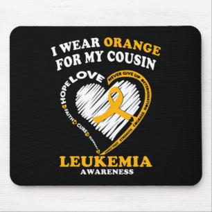 Awareness - I Wear Orange For My Cousin  Mouse Pad
