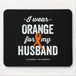 Awareness I Wear Orange For My Husband Mouse Pad