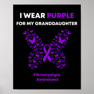Awareness-i Wear Purple For My Granddaughter Poster