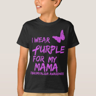 Awareness I Wear Purple For My Mama 6 T-Shirt