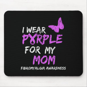 Awareness I Wear Purple For My Mum 4 Mouse Pad