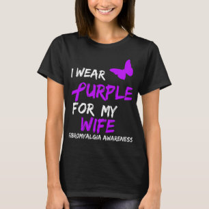 Awareness I Wear Purple For Wife 2  T-Shirt