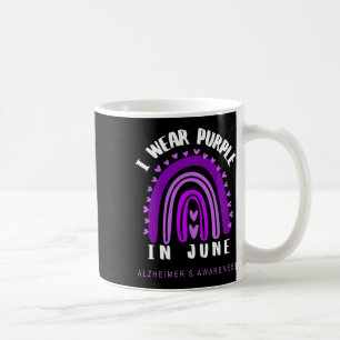 Awareness I Wear Purple In June Heimer Support Coffee Mug