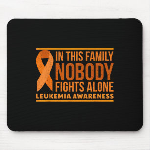 Awareness In This Family Nobody Fights Alone Mouse Pad