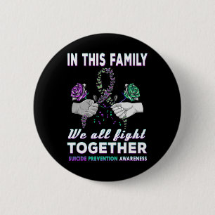 Awareness In This Family We All Fight Together Wom 6 Cm Round Badge