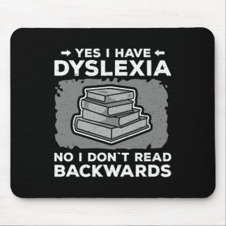 Awareness Learning Disability Dyslexic Reading  Mouse Pad