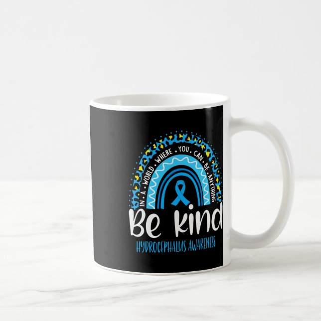 Awareness Leopard Rainbow Choose Kindness  Coffee Mug (Right)