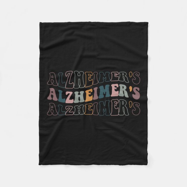 Awareness Love Never Forgets 1  Fleece Blanket (Front)