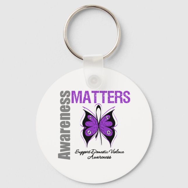 Awareness Matters Domestic Violence Key Ring (Front)