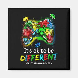 Awareness Men Kids Boys Autism Video Game Month Magnet