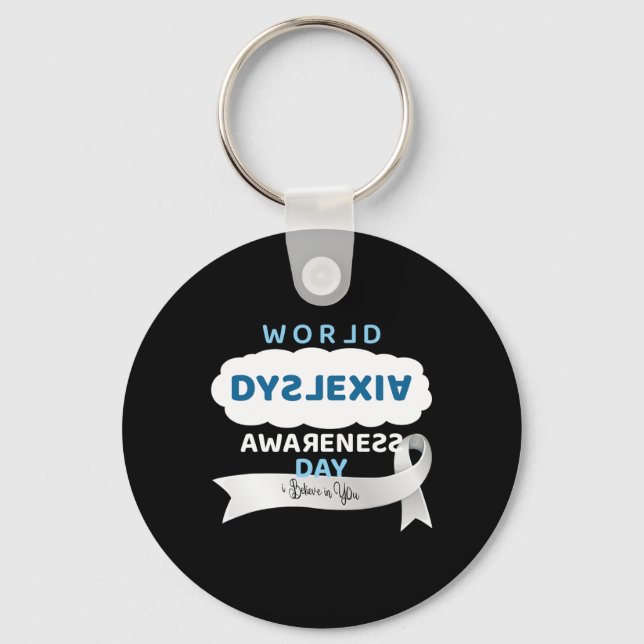Awareness Month 1  Key Ring (Front)
