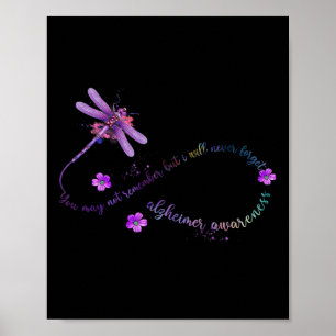 Awareness Month 2022 Dragonfly Remember Women Men  Poster