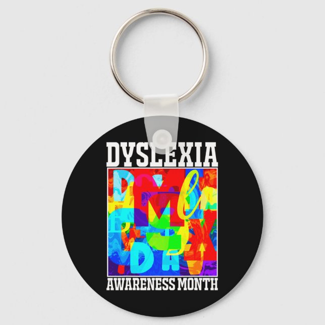 Awareness Month 6  Key Ring (Front)
