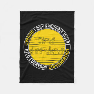 Awareness Month Asl Randomly Insert Love Deaf Comm Fleece Blanket