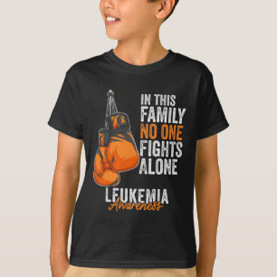Awareness Month Boxing Gloves Orange Ribbon T-Shirt