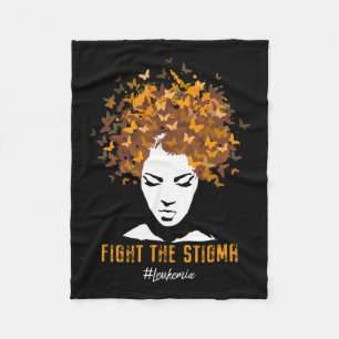 Awareness Month Fight The Stigma Women's Vintage Fleece Blanket