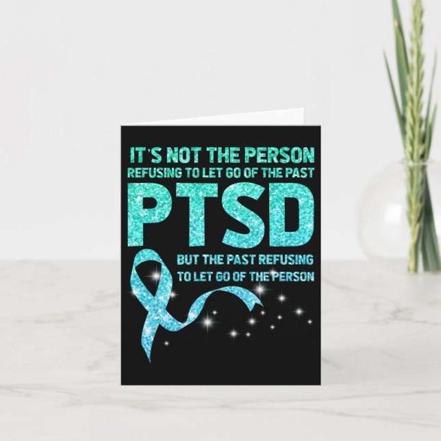 Awareness Month Let Go Support Veterans Mental Hea Card (Front)