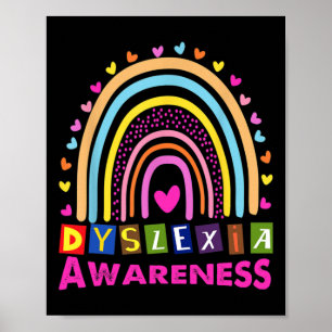 Awareness Month Rainbow Cute Graphic 1  Poster