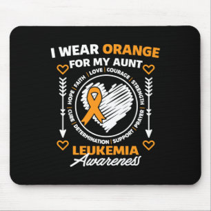 Awareness Month Support I Wear Orange For My Aunt Mouse Pad