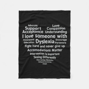 Awareness Month Support T Shirt Fleece Blanket
