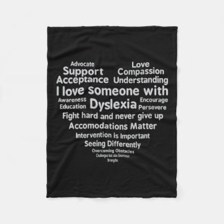 Awareness Month Support T Shirt  Fleece Blanket