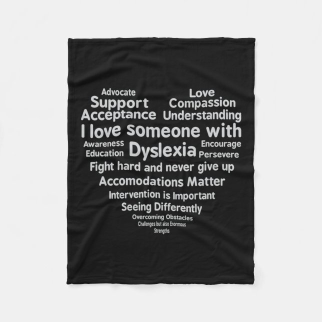 Awareness Month Support T Shirt  Fleece Blanket (Front)
