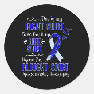 Awareness My Fight Classic Round Sticker