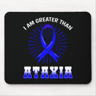 Awareness Neurological Sign Hemiataxia Blue Ribbon Mouse Pad