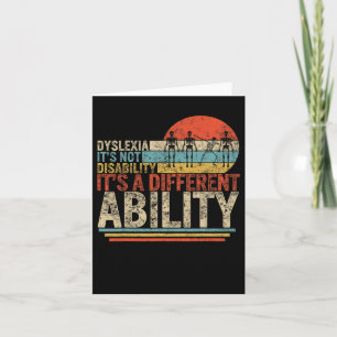 Awareness Not Disability Different Dabbing Skeleto Card