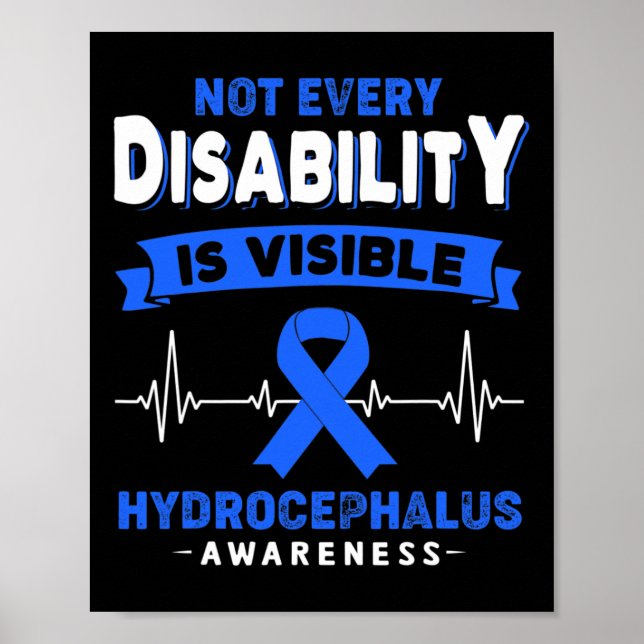 Awareness Not Every Disability Is Visible  Poster (Front)