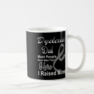 Awareness October Silver Ribbon Dad Teacher  Coffee Mug