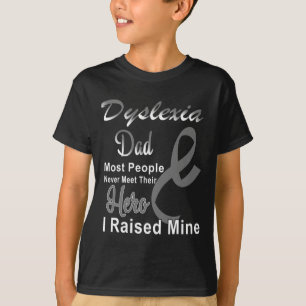 Awareness October Silver Ribbon Dad Teacher  T-Shirt
