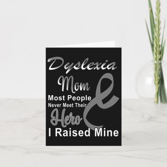 Awareness October Silver Ribbon Mum Support  Card (Front)