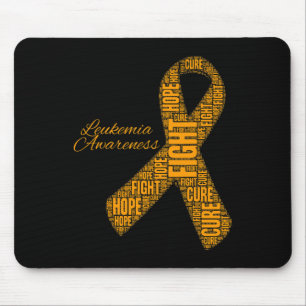 Awareness Orange Ribbon Fight Hope Cure Mouse Pad