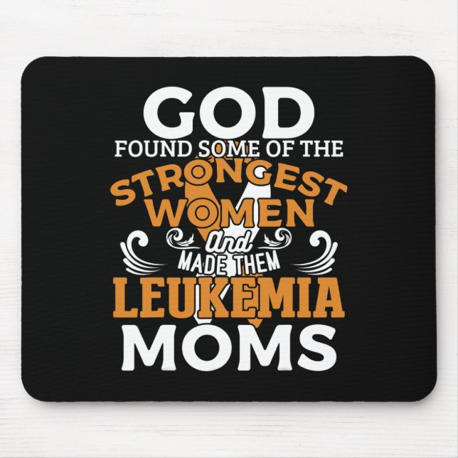 Awareness Orange Ribbon  Mouse Pad (Front)