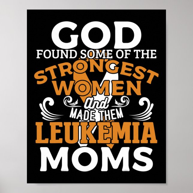 Awareness Orange Ribbon  Poster (Front)