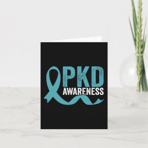 Awareness Polycystic Kidney Disease Warrior Fighte Card
