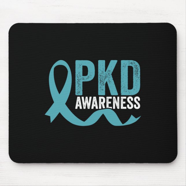 Awareness Polycystic Kidney Disease Warrior Fighte Mouse Pad (Front)