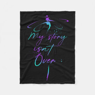 Awareness Prevention Support Survivor Month Design Fleece Blanket