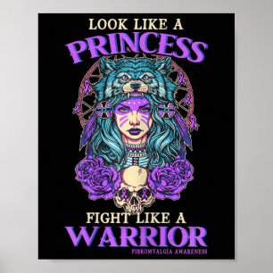 Awareness Princess Fight Like A Warrior Poster