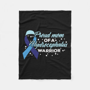 Awareness Proud Mum Of A Hydrocephalus Warrior Fleece Blanket