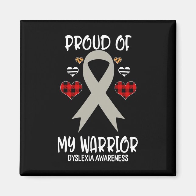 Awareness Proud Of My Warrior  Magnet (Front)