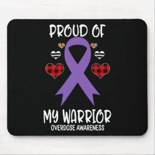 Awareness Proud Of My Warrior Mouse Pad