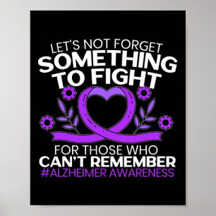Awareness Purple Ribbon 2  Poster