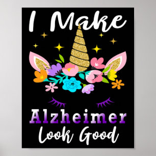 Awareness Purple Ribbon The End Of Heimers 2 Poster